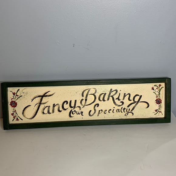 Other - WALL DECOR SIGN FANCY BAKING  (HANDMADE)